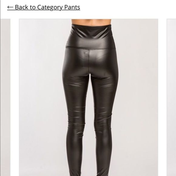 Just Restocked Faux Leather Legging - Picture 4 of 6